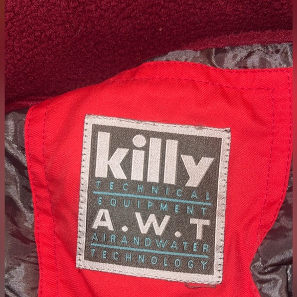 Women’s sz 8 Killy Ski Snowsuit Air & Water A.W.T Retro Red 80s France pristine - Picture 3 of 16